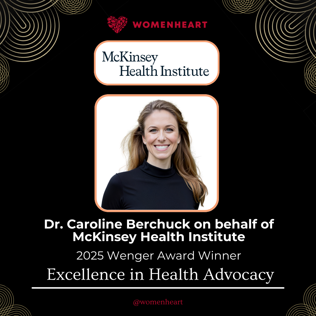 Dr. Caroline Berchuck on behalf of McKinsey Health Institute: Excellence in Health Advocacy